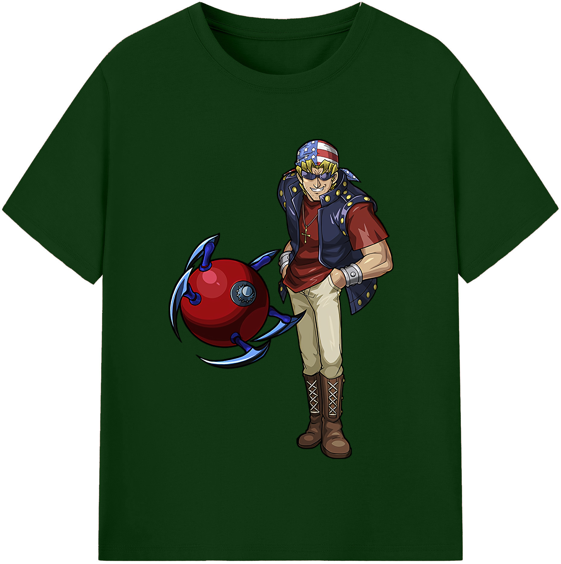 （画像用） 遊☆戯☆王 Yu-Gi-Oh! 綿100％半袖Tシャツ（フロントプリント）